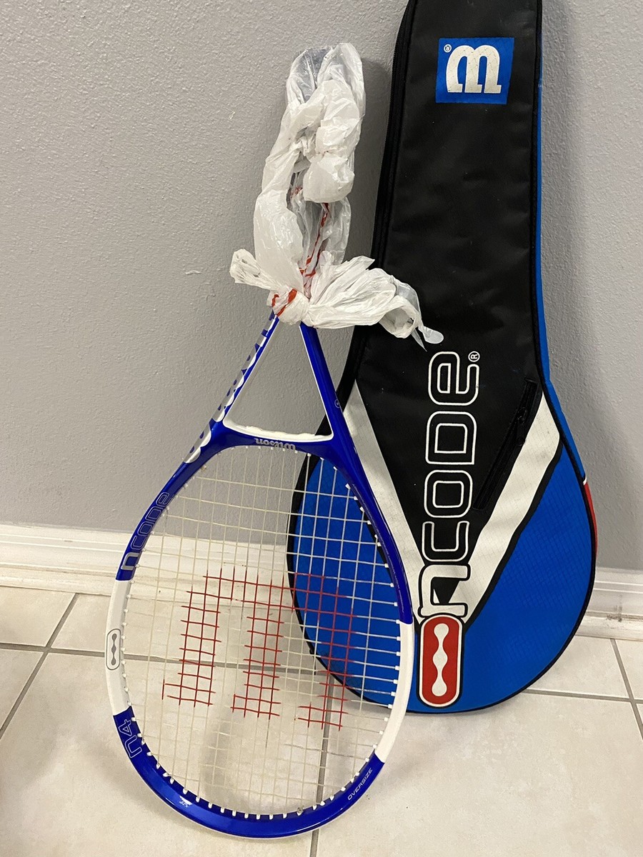 Wilson Ncode N4 Oversize Tennis Racquet With Case Size Small