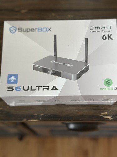 SUPERBOX S6 ULTRA TV BOX Media Player 128GB Wi-Fi 6