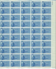 Scott # C-49...6 Cent...50th Anniversary of U.S.A.F...Sheet of 50