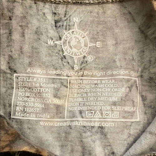 Prendas de punto creativas calzado camuflaje una pieza bebé 3-6 meses logotipo de Alabama - Imagen 2 de 10