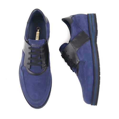 Zilli Soft Nubuck Leather Sneakers with Smooth Calf Details US 13 (Eu 46) Shoes - Picture 2 of 10
