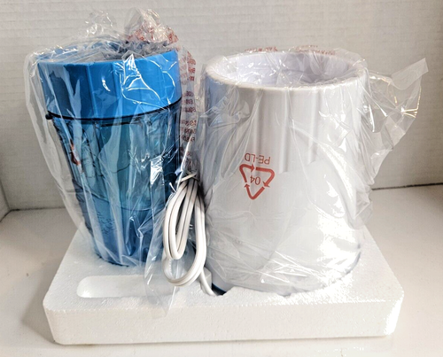 Slushie Express with Blue Tumbler and Straw Back to Basic New - Foto 9 di 11