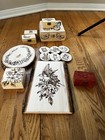Pyrography wood burning gifts Easter Jewelry Box Handmade Cutting Board Coasters