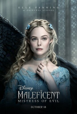 Maleficent Mistress Of Evil movie poster (d) - 11 x 17 - Elle