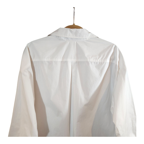 NWT A.L.C. Monica Long Sleeve Crisp Poplin Button-front Shirt in White Women's 6 - Picture 11 of 12