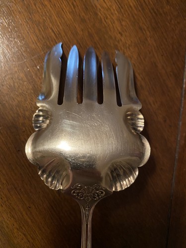 Blackinton & Co Sterling Silver Serving Fork & Spoon Set Monogramed RBL 115g - Picture 9 of 24