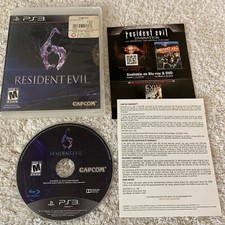 PS3 Resident Evil 6 Capcom No Manual Tested