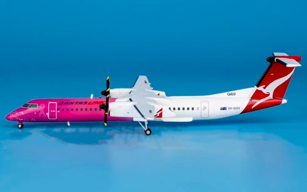 1:200 JC Wings Qantas Bombardier Dash 8 Aeroplane Diecast