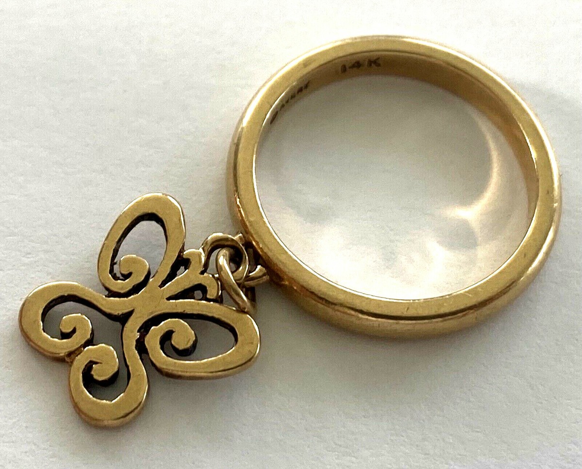 14k James Avery Gold Butterfly Ring James Avery 14K Yellow Gold