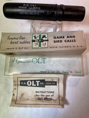 Vintage Philip S. Olt Model A-5 Perfect Goose Call, Early Model, NEW, Old Stock