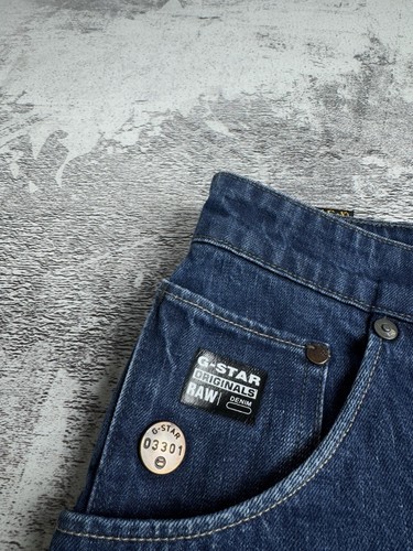 G-StarRaw Loose Tapered Big Logo Denim GS01 Embro Jeans Pants Trousers Bottoms - Picture 15 of 19