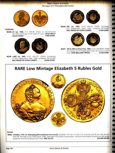 Stack's Bowers & Ponterio August 2012 ANA Auction.WORLD and ANCIENT Coins (55) - Foto 2 di 4