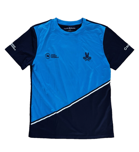Psycho Bunny Tennis Dry Fit T shirt - Banque National size XS