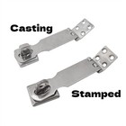 1PCS Boat Stainless Steel Door Turning Padlock Eye Mount Hasp Latch Cast/Stamped