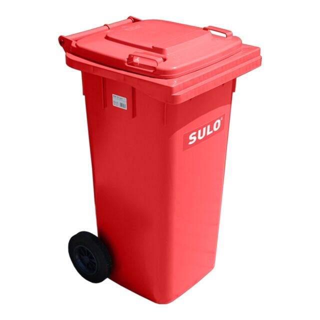 Container SULO 120 L poubelle ordures ménagères tri sélectif Rouge (22113) ZE8971 Container SULO 120 L poubelle ordures ménagères tri sélectif Rouge (22113) ZE8971