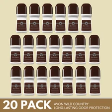 Avon Wild Country Roll-On Antiperspirant Deodorant - 2.6 fl oz (20-Pack)