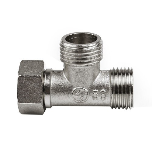 Toilet Diverter Valve Copper G1/2 T-Valve For Bath Bidet Sprayer Shower - Picture 4 of 19