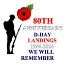 80th Anniversary D-DAY Normandy Military Square Fridge Magnet Souvenir