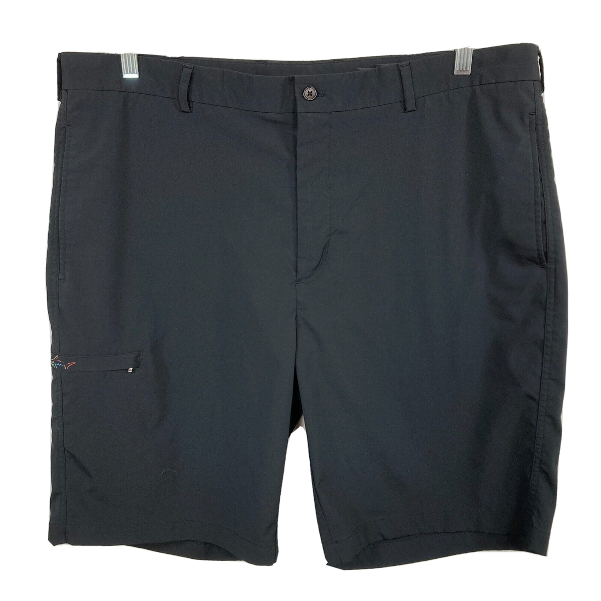 パンツ [MATINKIM]semi slimfit bermuda pants in charcoal Greg Norman Shorts Mens Sz 40 Black Twill Bermuda Golf Zip