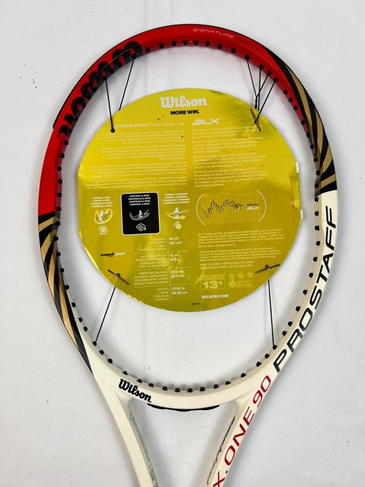 Raquette Wilson BLX Six.One Lite Tour 90 – 4 1/8 – Roger Federer 2010 – Avec Housse