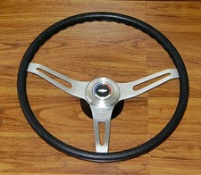 Comfort Grip Steering Wheel Kit Black Cushion 3spoke 67-8 Camaro Chevelle Impala