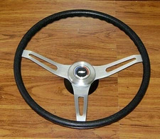 Comfort Grip Steering Wheel Kit Black Cushion 3spoke 67-8 Camaro Chevelle Impala