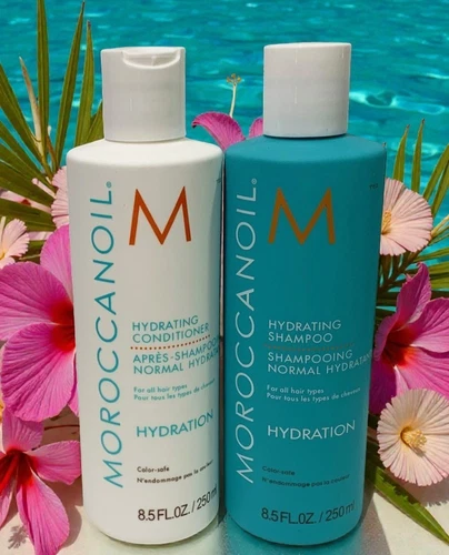 Moroccanoil Hydrating Shampoo & Conditioner 8.5oz/250ml Combo Set Exp 04/28