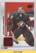 2023 Team Canada Juniors Women's WC Red Foil Ann-Renee Desbiens #42 READ 12l5