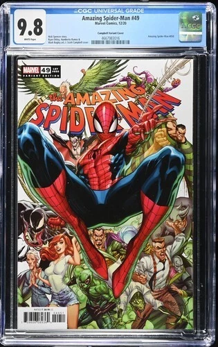 Amazing Spider-Man #49 (#850) Campbell Variant Cover - CGC 9.8 - NM/M!!!