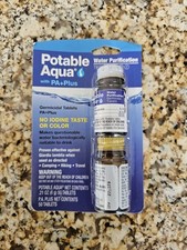 Potable Aqua Iodine Germicidal Water Purification w/ PA Plus 50-Tablets of Each
