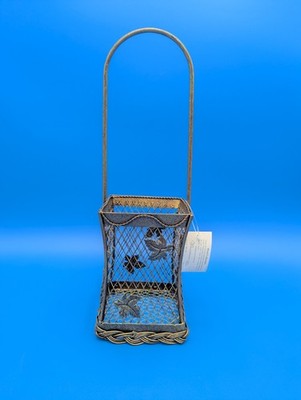 Homemaker's Idea Company Wire Open Basket -NWT- 15'' T x  4.25'' W