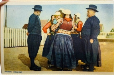 Marken Holland Fold Out Postcard Booklet Souvenir 10 Views Vintage 