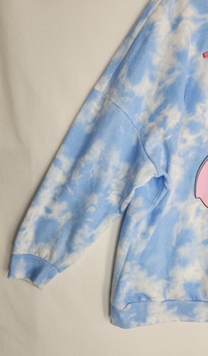 disney sweater womans size 20 blue white dumbo tie dye cartoon classic novelty - Picture 4 of 18