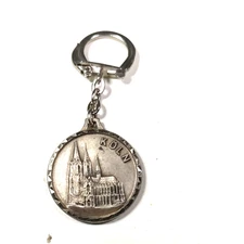 KOLN Church Silver Tone Keychain