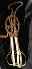 Vintage Cast Iron & Metal Egg Beater Taplin Mfg. New Britain, Works! 1904 Patent — photo 2