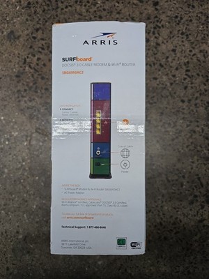 ARRIS SURFboard (16x4) DOCSIS 3.0 Cable Modem/ AC1900 Dual-Band Wi-Fi Router NEW