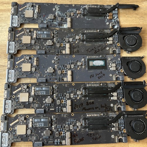 All 6x Apple MacBook Air A1466 13" Logic Board 2015/2017 & More SPARES/REPAIR