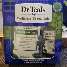DrTeal  s Relax Relief EucalyptusSpearmint BathGift Set Epsom Salt  Foaming Bath