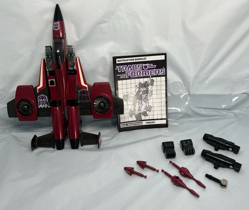 Thrust Complete Vintage 1985 G1 Transformers Hasbro W/instruction booklet - Picture 2 of 20