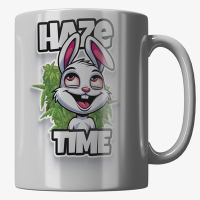 WEEZEL Haze Time Keramik-Tasse | Henkeltasse mit Stonermotiv