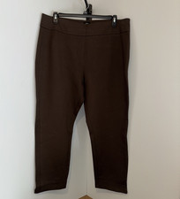 Express Women's Ponte Dress Pant Brown Size XXL Waist 40" Leggin Work NWOT