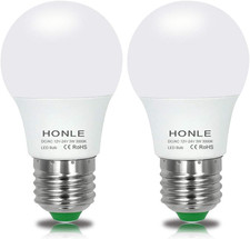 E26 12-24V AC/DC LED Bombillas 3W Bajo Voltaje Blanco Cálido 3000K E27 Edison Stan