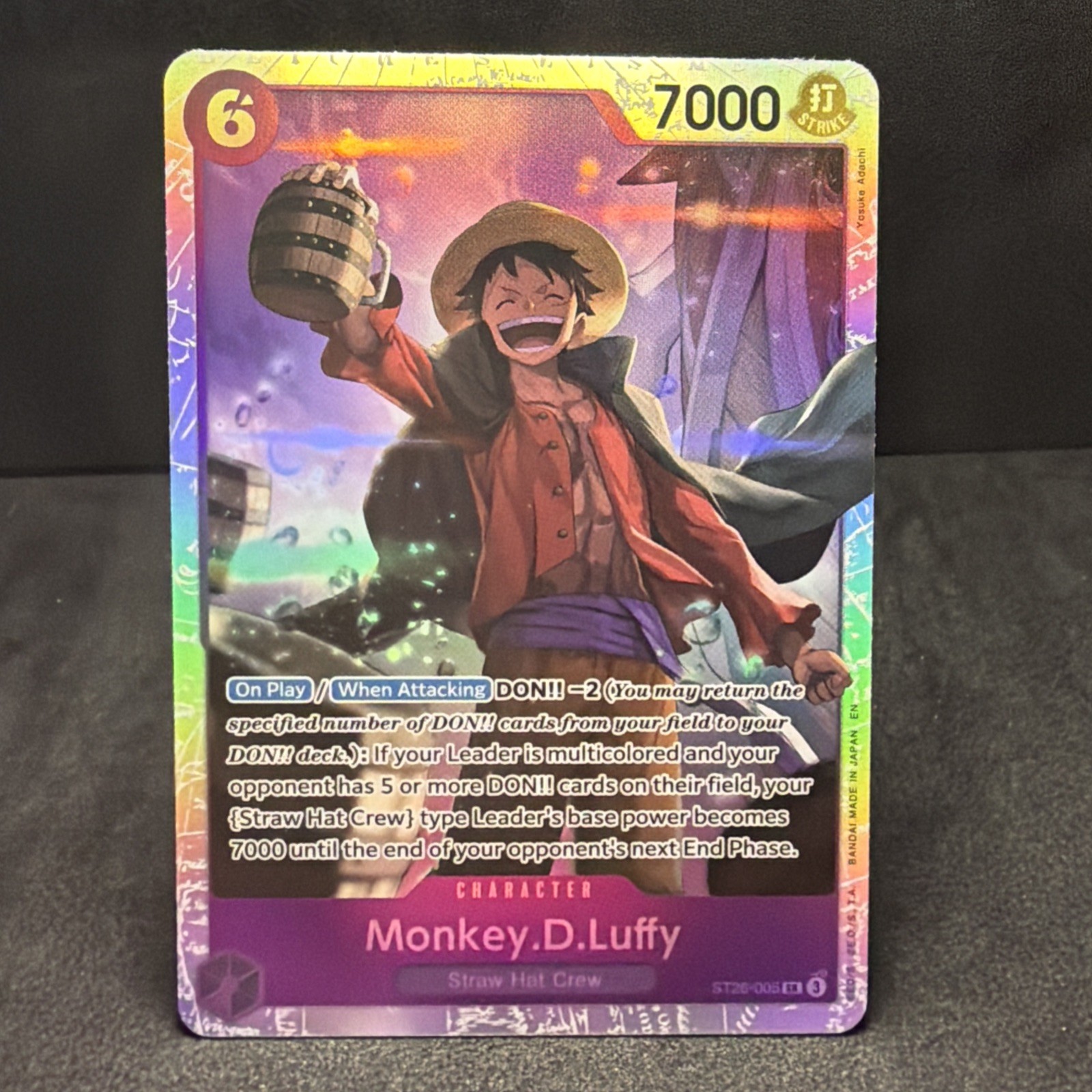 Monkey.D.Luffy ST26-005 - One Piece TCG - Starter Deck 26: PURPLE/BLACK SR Foil