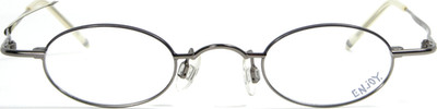 ENJOY E1741 C Gunmetal Metal Full Rim Eyeglasses Glasses Frame 39-25-140 NOS