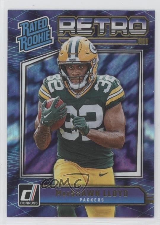 2024 Panini Donruss Rated Rookie Retro Marshawn Lloyd #15 12g7