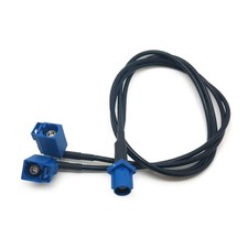 19.69" 50cm Universal Cable Extension Coaxial Cable RG174 Pigtail Y Shaped Cable
