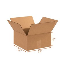 12x12x6 Shipping and Packing Box 5 Pack