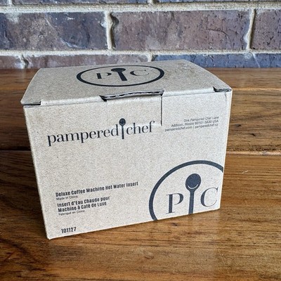 Pampered Chef Deluxe Coffee Machine Hot Water Insert New In Box