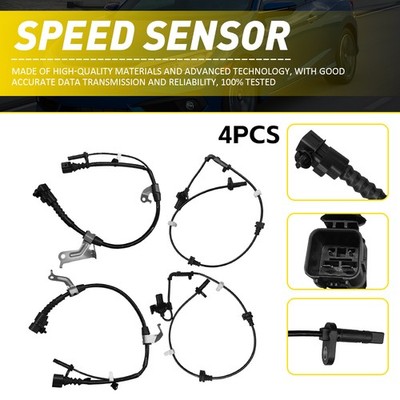 Set of 4 ABS Speed Sensor Front Rear For Honda Civic 2016-2020 Insight 2019-2021