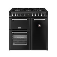 Stoves Richmond 90cm Dual Fuel Range Cooker Black ST RCA RICH 90DF